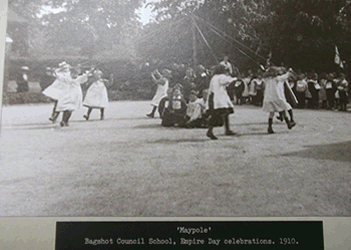 Maypole dancing in 1910 and 2010